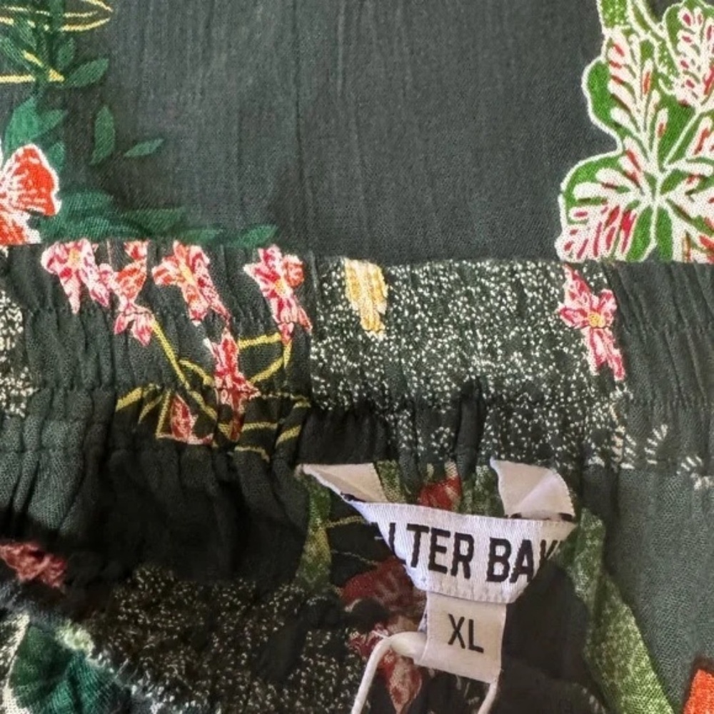 WALTER BAKER Wren Floral Wide Leg Pants NWT - Sz XL - Picture 7 of 7